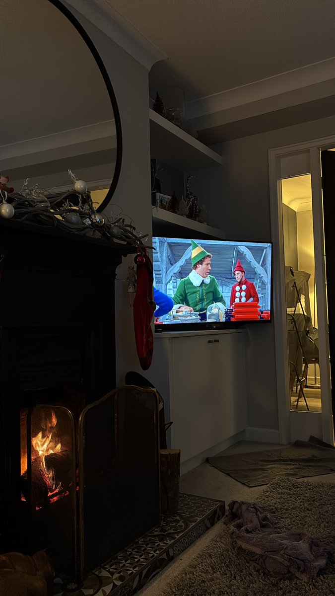 Christmas Movie night. #elf