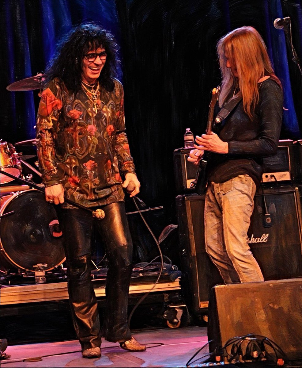 PaulShortino's tweet photo. The only way to do great work is to love what you do." - Steve Jobs. Rockin with #MitchPerry #StillGotTheBlues #GaryMoore https://t.co/hjRci7krK0