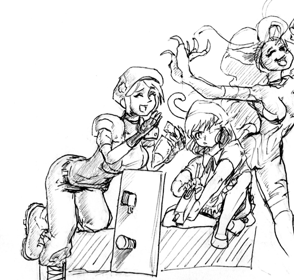 decaf000's tweet photo. Help i cant stop drawing mvc2 stuff https://t.co/qpw0GSJMtr