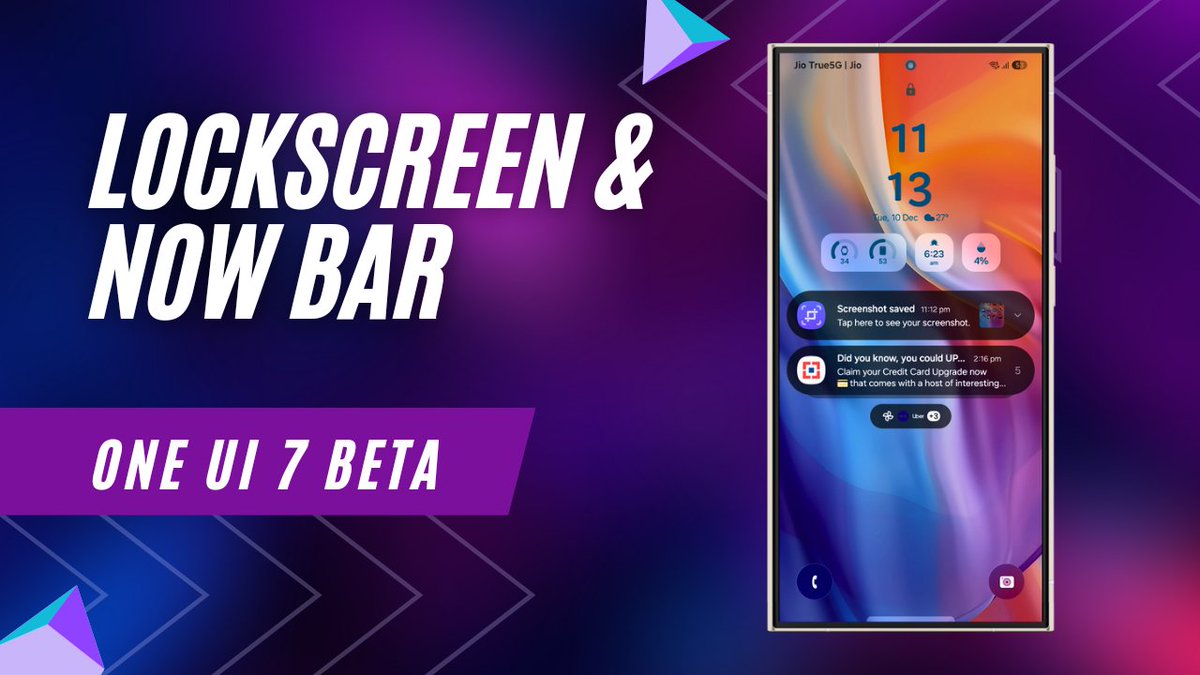 LovableTech's tweet photo. ✨️ My first @YouTube video is here after a very long time ⌛️ 

Discover the new #OneUI7 Beta on the #GalaxyS24Ultra 😍

https://t.co/CPwJeXjjr5

@YouTubeIndia @YouTubeCreators
#OneUI7Beta #GalaxyUpdates #Samsung #Galaxy #GalaxyS24 https://t.co/R7eUJm6zoi
