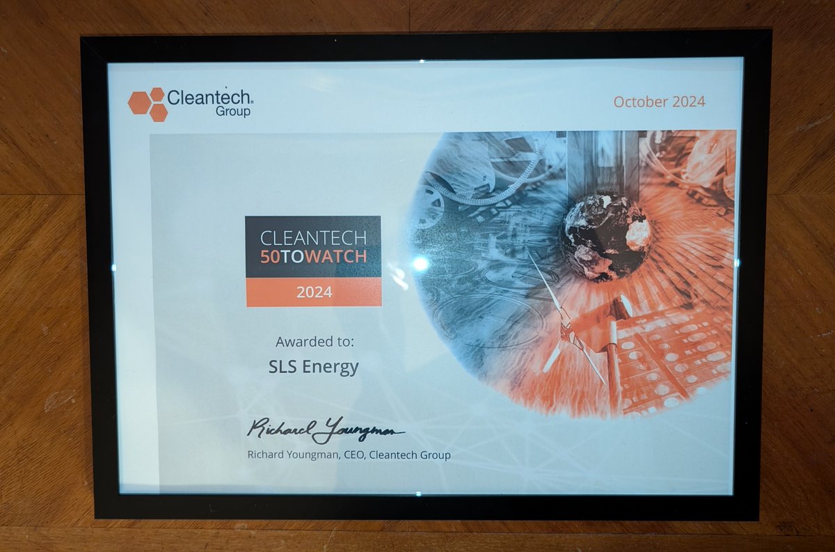 SLS Energy tweet media