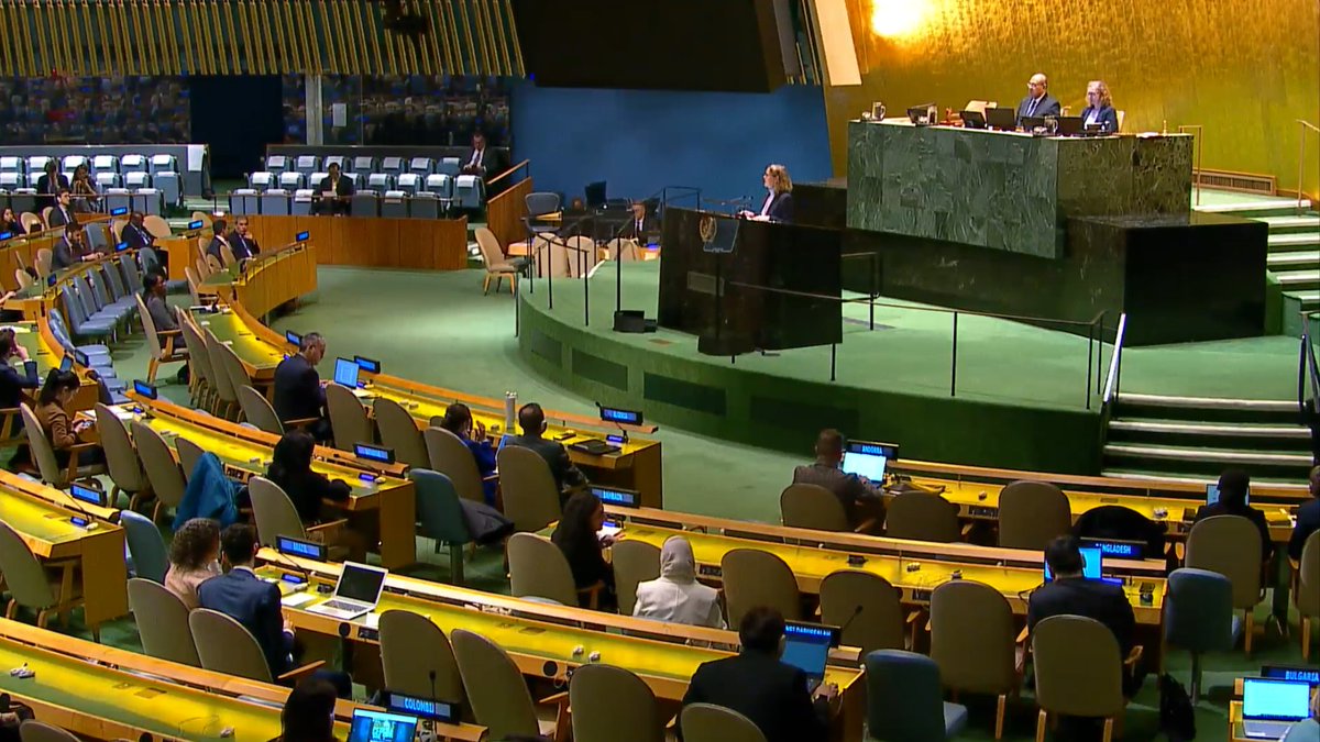 🇳🇴in #UNGA ESS:
-We need an unconditional and permanent ceasefire now. Israel's massive warfare has left #Gaza in ruins. We see a staggering number of civilians being killed and injured, including women and children, every day. This must stop.
Statement: norway.no/en/missions/un…