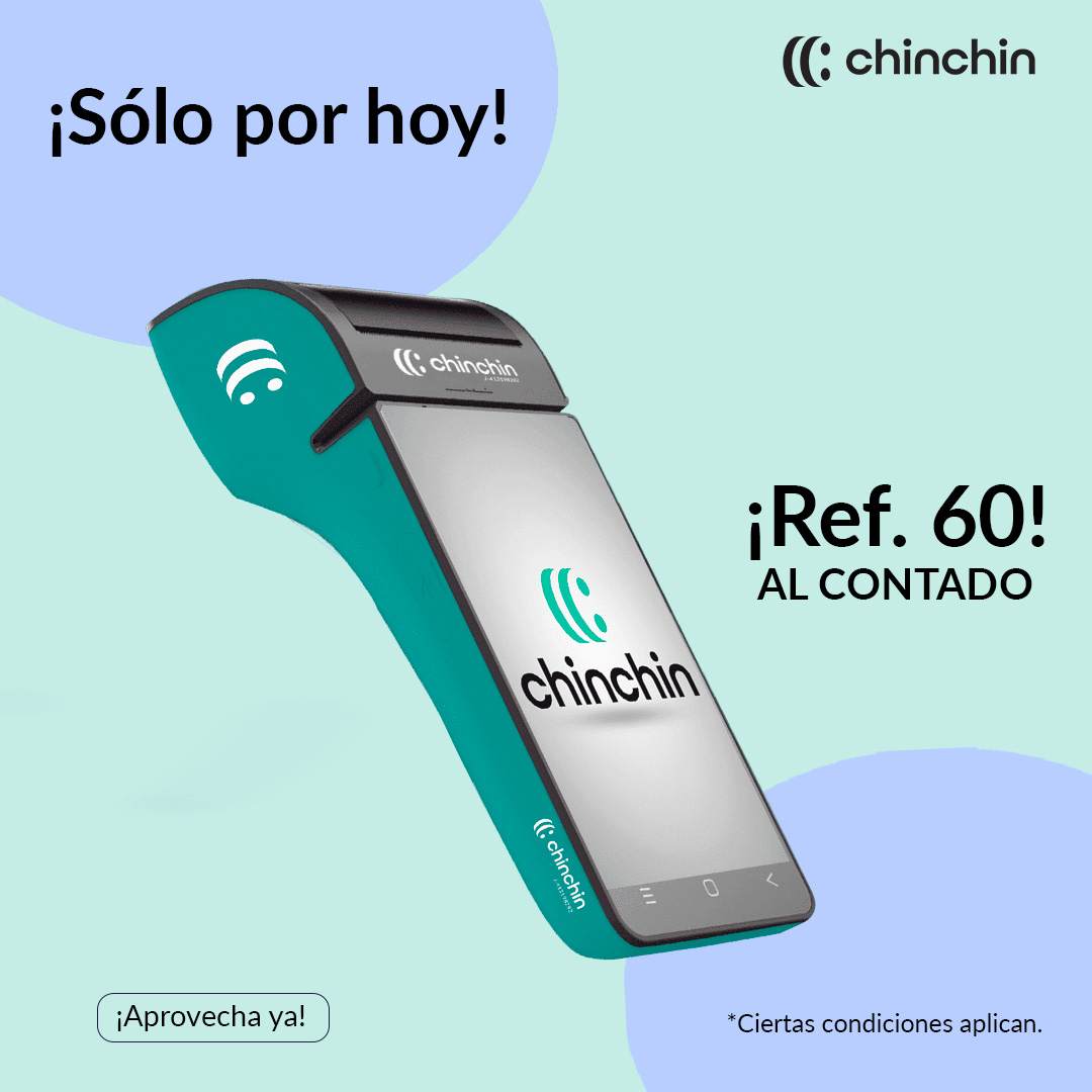 ¡Aproveche esta oportunidad! Por solo Ref. 60. Lleve su POS con Pago Chinchin, le ofrecemos la mejor opción para su negocio o comercio. ¡No deje pasar más tiempo y potencie su negocio, llevando sus ventas a otro nivel! 💳✨
#PagoChinchin #Promocion #5toaniversariochinchin