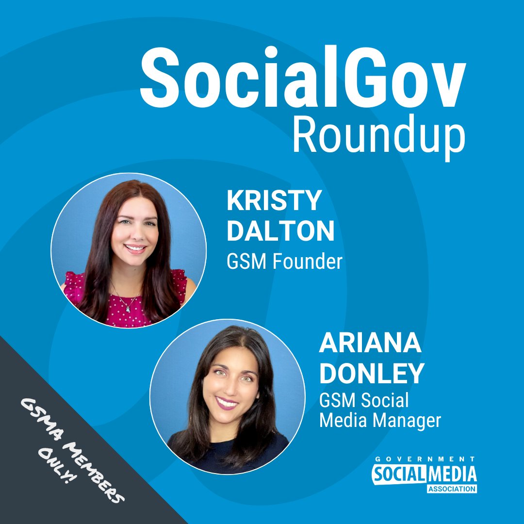 Government Social Media® tweet media
