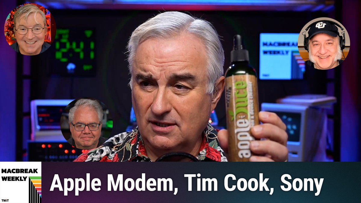 lisadlaporte's tweet photo. Tech insights from the experts: @leolaporte @alexlindsay @Ihnatko & @jsnell break down @Apple's latest moves, including modem research, Vision Pro developments, and their successful streaming content at the Golden Globes. #MacBreakWeekly https://t.co/Oaz7vyxB8L