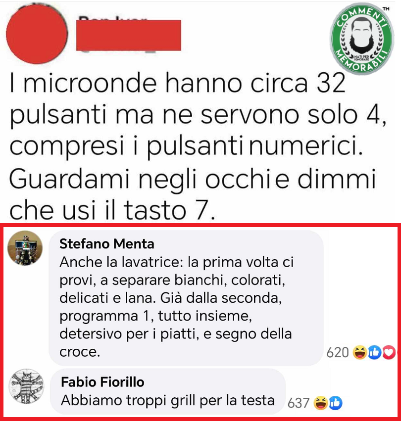 CM_Memorabili's tweet photo. Qualcuno doveva pur avere il coraggio di dirlo. #commentimemorabili #microonde #ammettetelo https://t.co/X3Dh2Romma