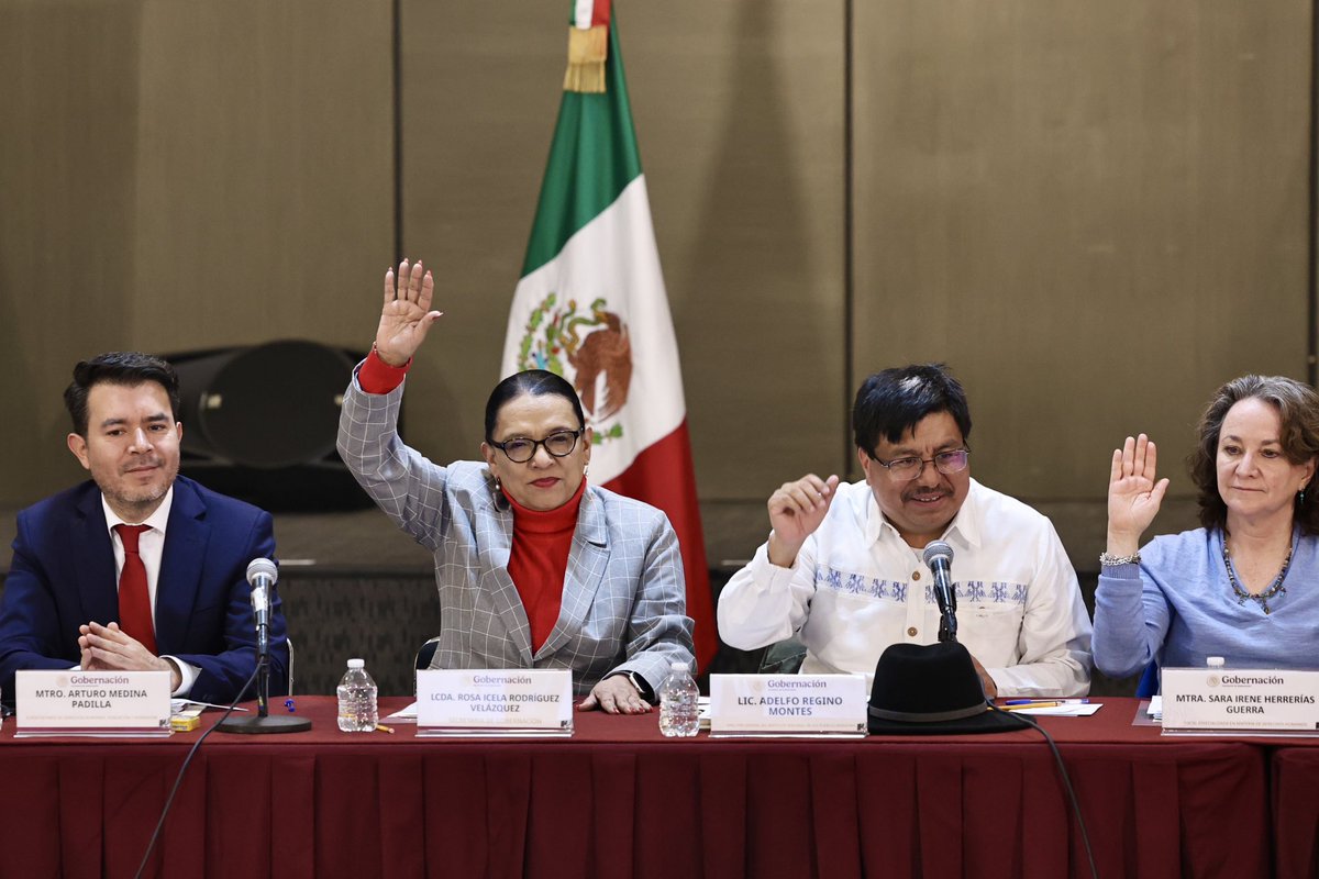 rosaicela_'s tweet photo. #Hoy instalamos el Mecanismo para la Implementación y Protección de los Derechos de los Pueblos Indígenas, lo que permitirá avanzar en el ideal de justicia para atender sus demandas y aspiraciones. @Claudiashein 🇲🇽 https://t.co/wvMDEhlOwv