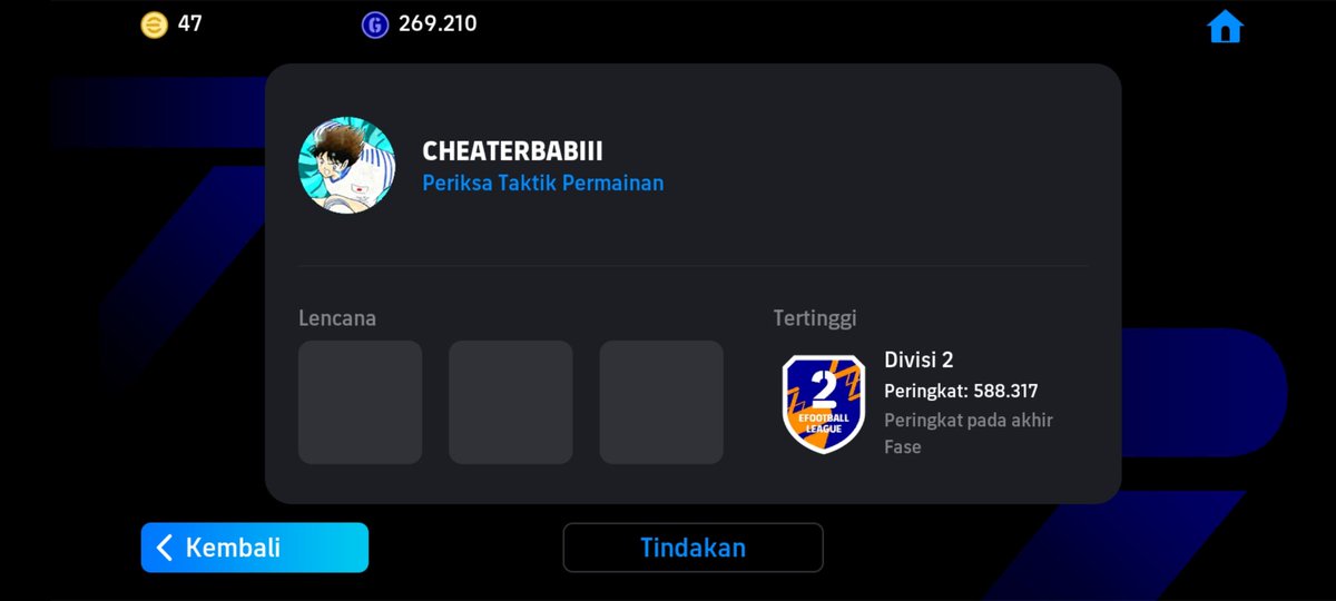 bxisme_'s tweet photo. @Konami Pliss banned cheater https://t.co/gGDZlirbgR