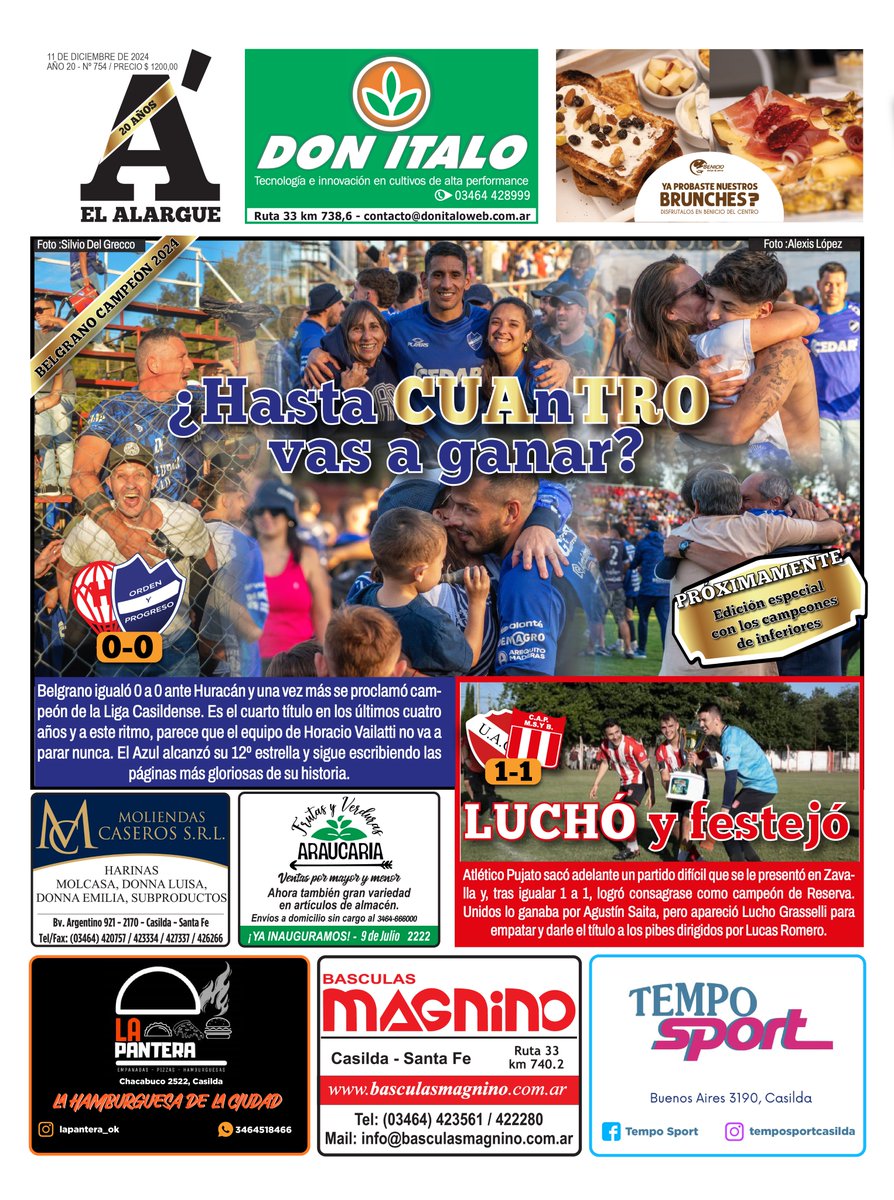 elalarguediario's tweet photo. TAPA N° 754 https://t.co/o1Kp02RmPU