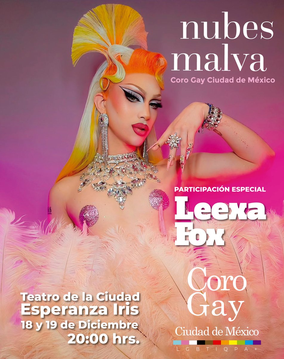 Tenemos participación especial de <a href="/LeexaFox/">Leexa Fox👑</a> !!!
Ganadora de la segunda temporada de Drag Race México 
Nos vemos ya la próxima semana !!!