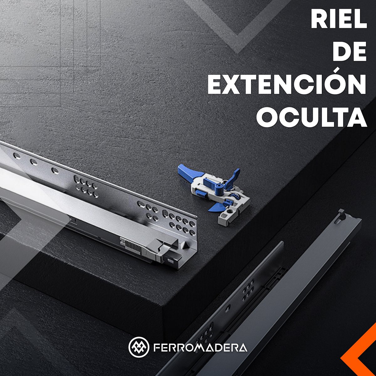 ferromaderaec's tweet photo. FERROMADERA -  Bisagras Para Muebles
Accesorios Para Mobiliario
Descubre la más alta gama de rieles de extension oculta para cajones de cocina y de closet, con un sistema integrado en apertura tipo push y un cierre suave automático y una resistencia de hasta 70 #rieles #Quito https://t.co/eW7ZQbgzH6
