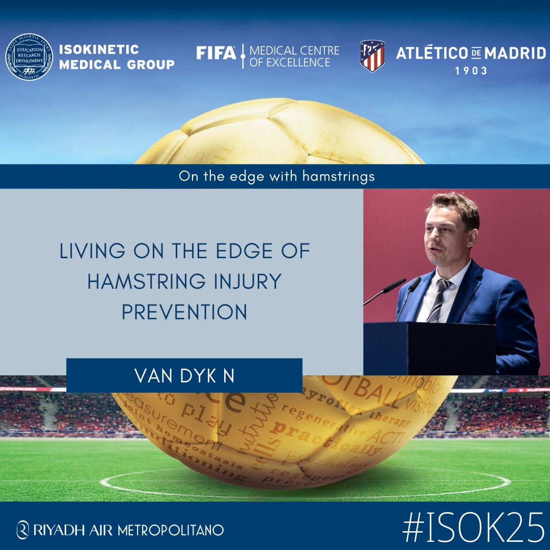 Nicol van Dyk (@nicolvandyk) on Twitter photo Are you ready for <a href="/footballmed/">Isokinetic Conference</a> Madrid 2025? Check out the programme & consider the extraordinary opportunity to meet football medicine specialists and researchers!
isokineticconference.com/isok24-scienti…
As always, we'll bring you the latest evidence and innovation to manage hamstring injuries Are you ready for <a href="/footballmed/">Isokinetic Conference</a> Madrid 2025? Check out the programme & consider the extraordinary opportunity to meet football medicine specialists and researchers!
isokineticconference.com/isok24-scienti…
As always, we'll bring you the latest evidence and innovation to manage hamstring injuries