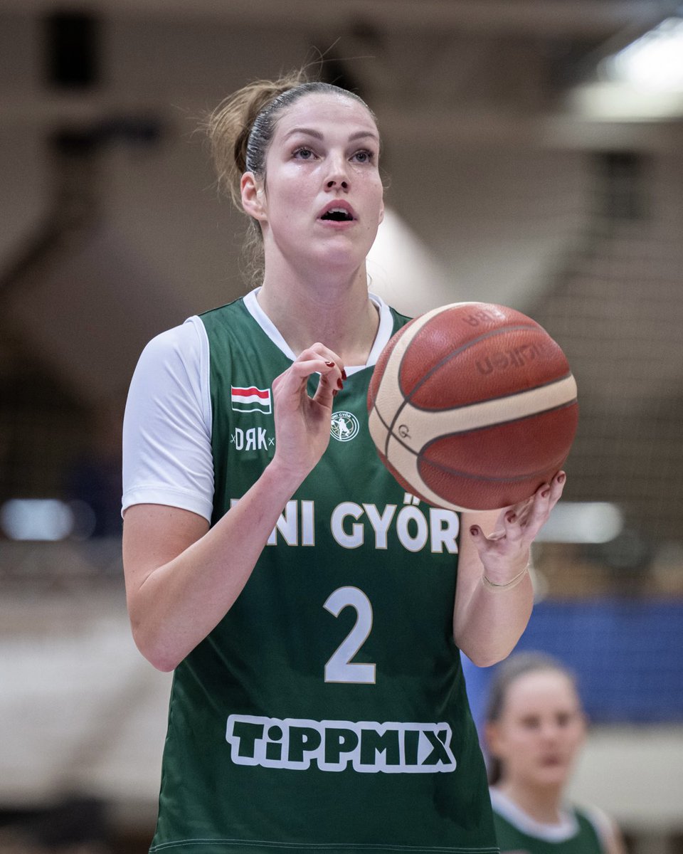 EuroCupWomen's tweet photo. Virag Kiss got it all in the bag (24 PTS &amp; 7 REB) 💼 

#EuroCupWomen x @uni_gyor https://t.co/nMelm5w5sB