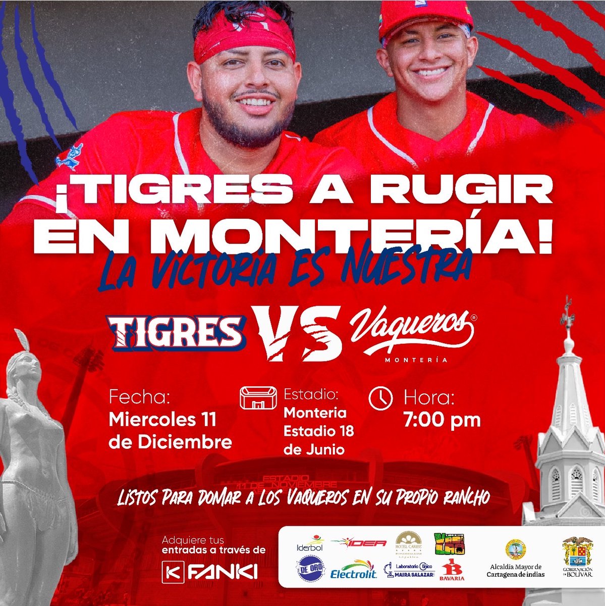 Tigres de Cartagena tweet media