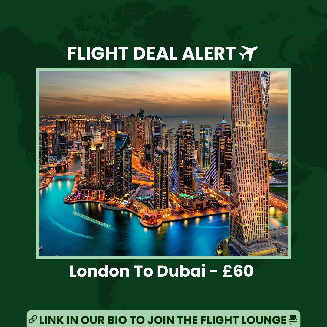 travelloungee's tweet image. ✈️ I flew from London to Dubai for just £72! Here’s how you can too:
Typically, direct flights to Dubai cost around £400 one-way or £500 return. But with a little creativity, you can fly for £72 one-way or £130 return by adding a short layover in Eastern Europe!
💡 Here’s the…