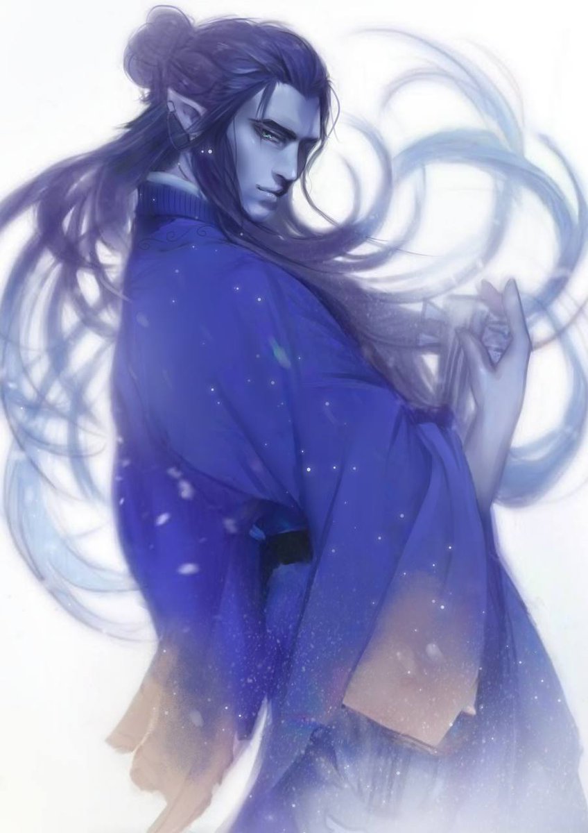 Redraw from 2021 • just left the end of the hair like it was 

#dorian #criticalrole #dorianstorm