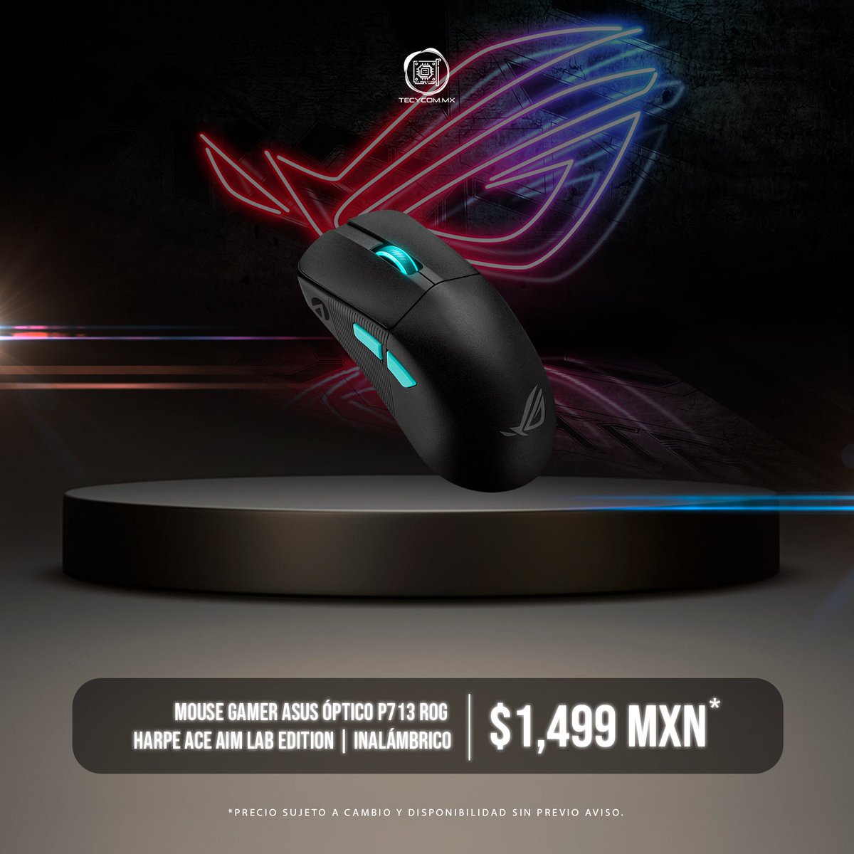TecycomOficial's tweet photo. 🎮🖱️ ROG Harpe Ace Aim Lab Edition: Tu aliado perfecto para el gaming 🖱️🎮

Ligero, preciso y listo para ganar. 🚀💪

👉 ¡Adquiérelo aquí! https://t.co/3kBfT1Jbej https://t.co/mtUgt5qrk8