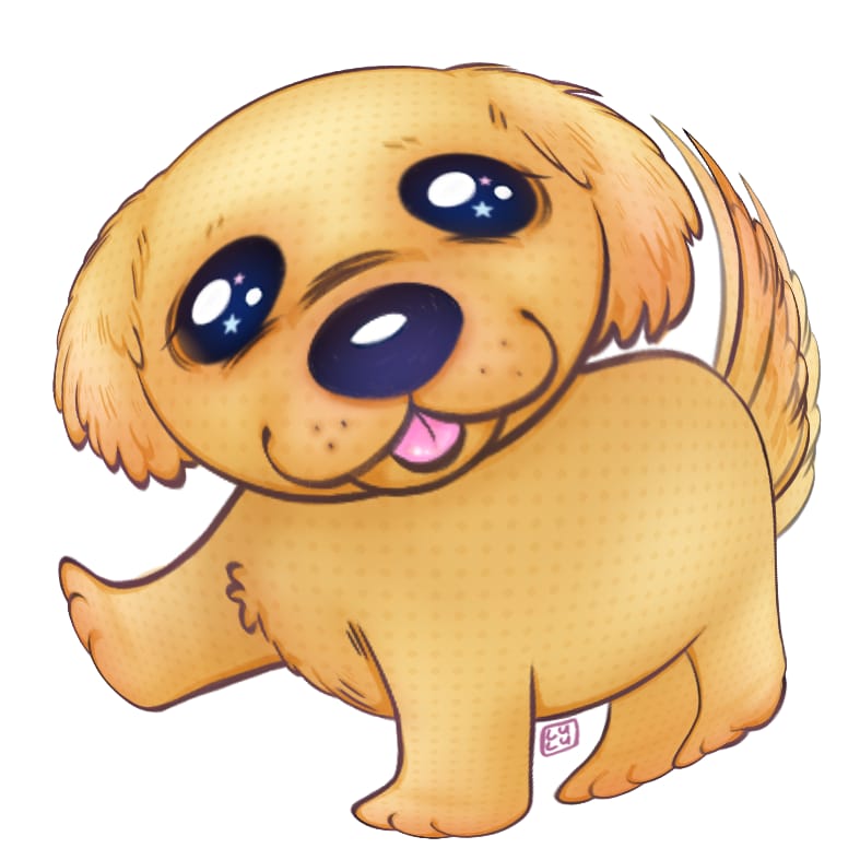 Lucy_Steel004's tweet image. I just wanted to draw a silly doggy. (I made stickers from this thing lol)
#art