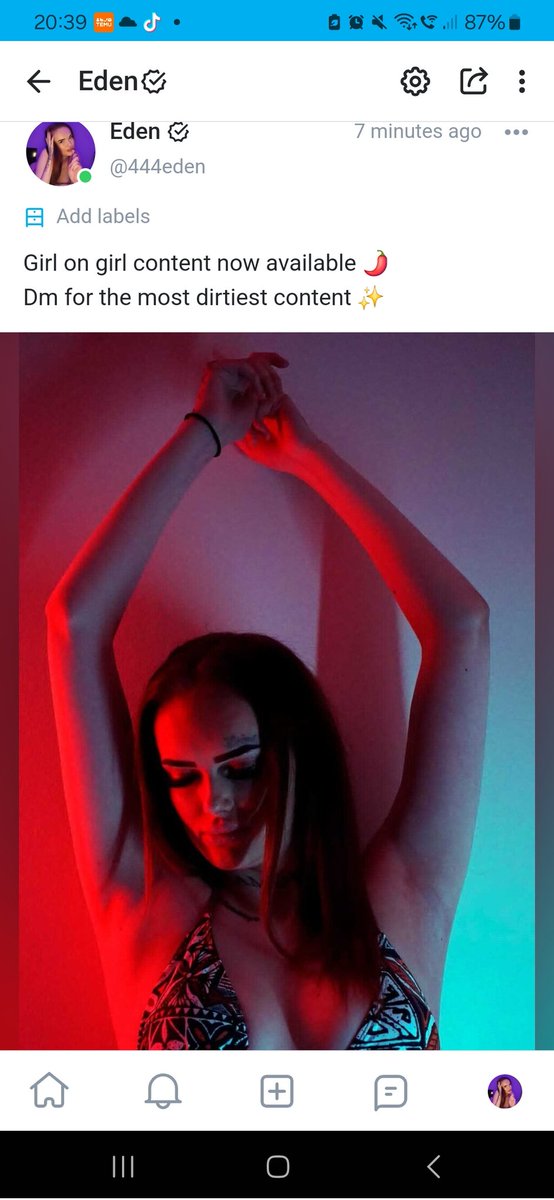 onlyfans.com/444eden
Girl on girl 🌶 #porn #OnlyFans