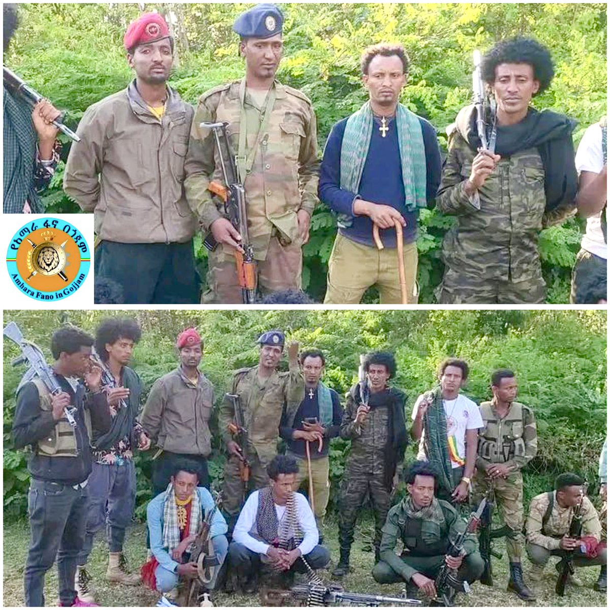Etiozion's tweet photo. ፻ አለቃ ፍቃዱ ከኦሮሙማው መከላከያ ተቋም ወጥቶ የአማራ ፋኖ በጎጃም ፭ኛ ክፍለጦር አረንዛው ዳሞት ብርጌድን ተቀላቅሏል! አቀባበልም ተደርጎለታል‼️
#በቃ #VoAS #Justice
#AmharaPerspective
#IAmFano #AmharaWillPrevail
#WarOnAmhara #AmharaFirist
#AmharaResistance #ForwardFano
#AmharaGenocide #ThisTime4Amhara