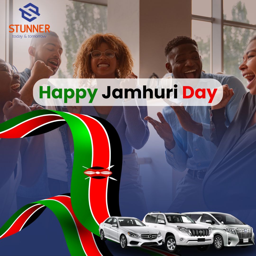 StunnerGroupKe's tweet photo. Happy Jamhuri Day, Kenya!

A day to celebrate our pride, unity, and resilience - cheers to the past, present, and future of our beautiful nation.

#StunnerGroupKe #HappyJamhuriDay https://t.co/1oGbAv2pnn