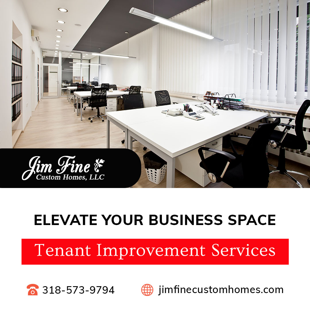jimfinehomes's tweet image. 🏢 Transform your commercial space! Professional tenant improvements that elevate your business. Call 318-573-9794! 

#TenantImprovements