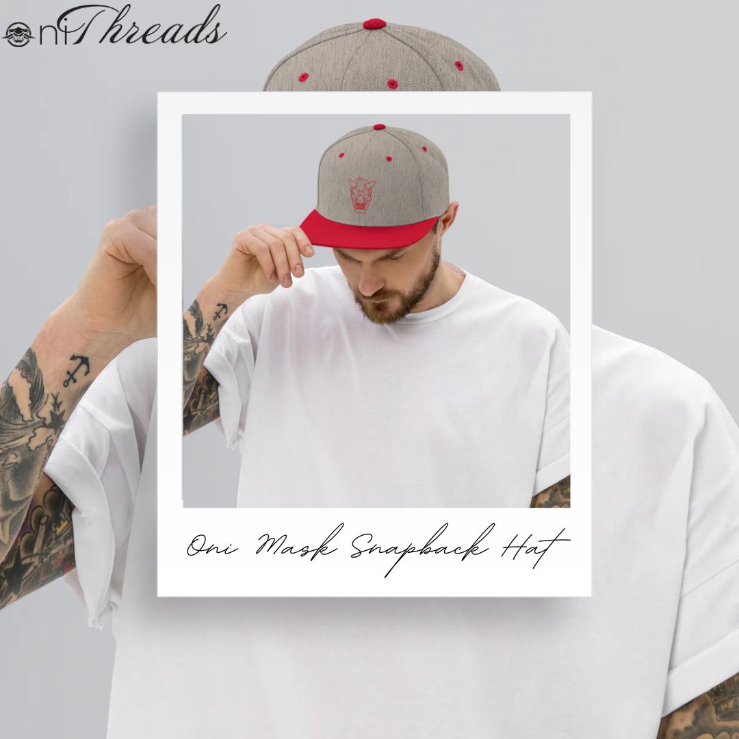OniThreads's tweet photo. Unleash your style with our Japanese Demon Oni Mask Snapback Hat. A perfect blend of tradition and modern flair, this piece is designed for those who dare to stand out. Make a statement and embrace the bold spirit of the Oni. 

https://t.co/1Fosopiwzc

#OniThreads #Suminagashi... https://t.co/jT2wL4tmWK