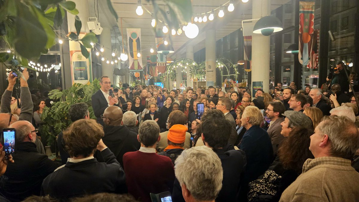 Je suis candidat pour que la gauche gagne et que Paris ne revienne pas en arrière. 
Merci à <a href="/ArielWeilT/">Ariel Weil</a> <a href="/pbloche/">Patrick BLOCHE</a> <a href="/lamiaela/">Lamia El Aaraje</a> pour leurs mots et aux près de 500 militantes et militants pour leur présence et leur enthousiasme. 

La campagne est lancée ! #Paris2026