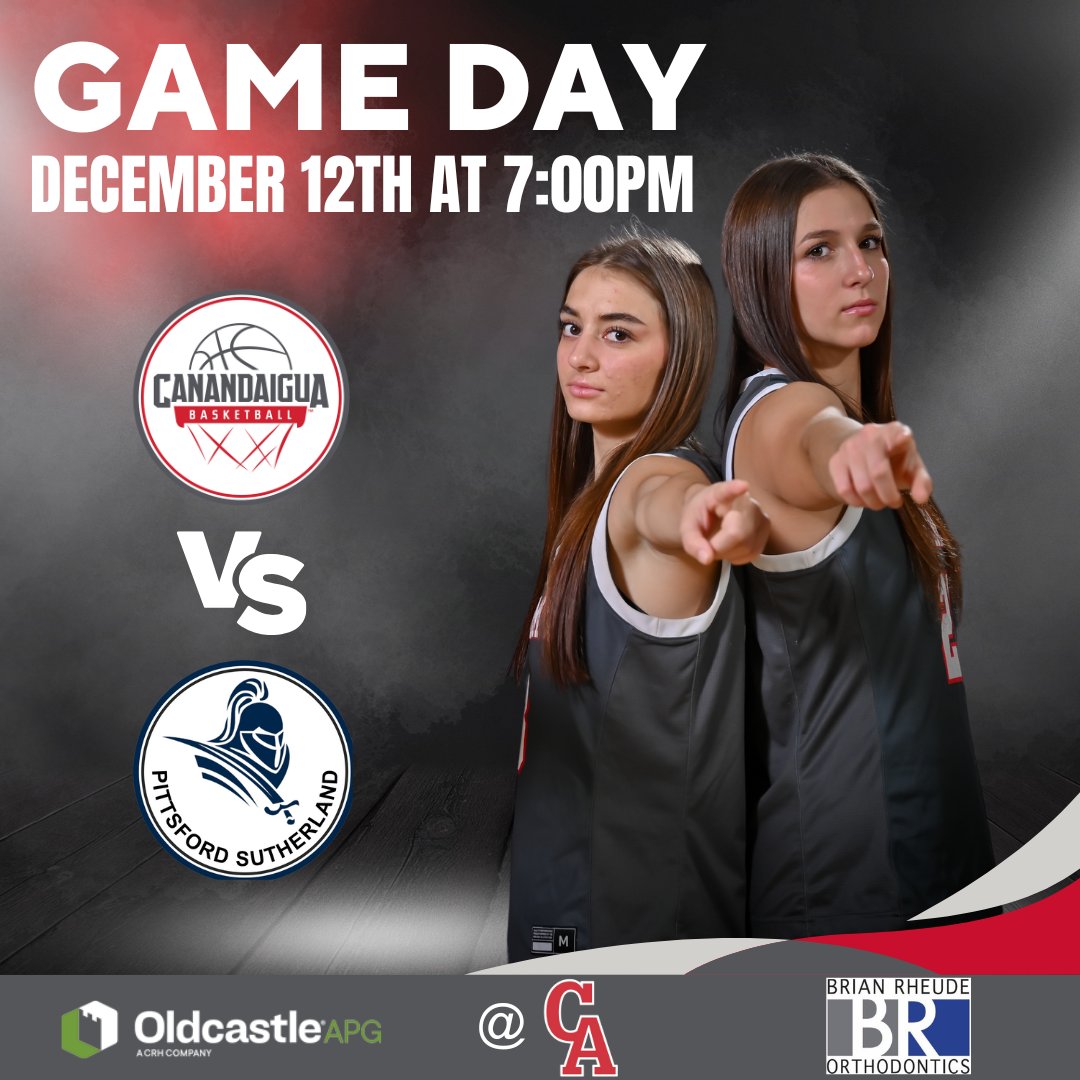 Thursday, December 12
#GameDay 🏀
The Gray Wolves match up against Pittsford Sutherland at 7:00PM
Live stream via the Canandaigua Academy YouTube account: youtube.com/@canandaiguayo…...
#cagraywolves