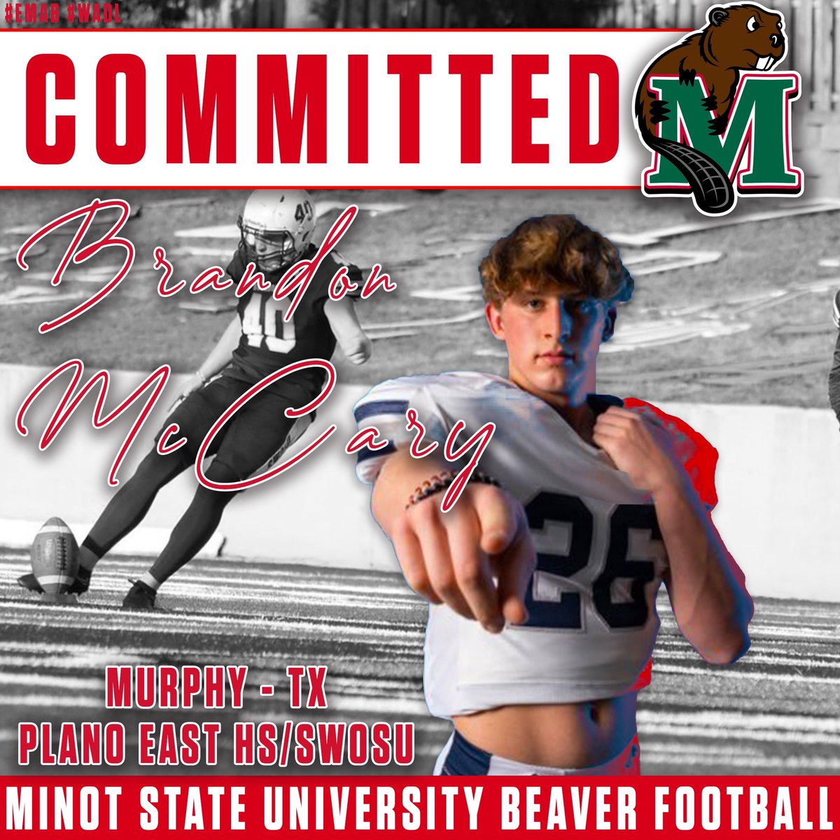 After a great conversation with <a href="/CoachFam/">Coach Mike Famiglietti “Fam”</a> I am going to continue my education and athletic career at Minot State University! <a href="/MSUBeaversFB/">Minot State Football</a> <a href="/FentressKicking/">Fentress Kicking</a> 
GO BEAVERS 🔴⚪️🟢