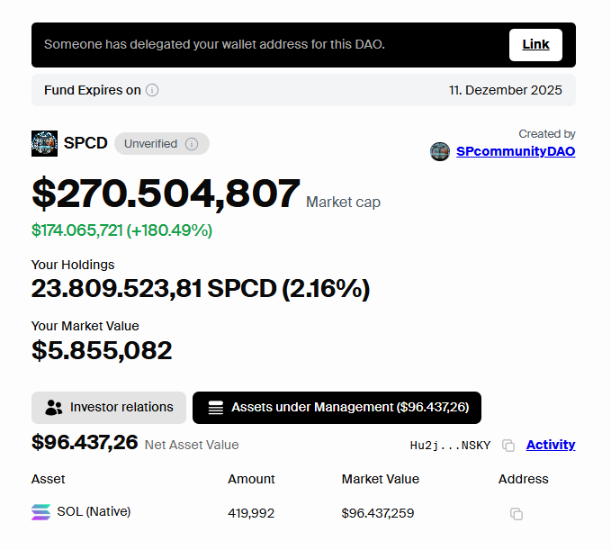 SP Community DAO tweet media