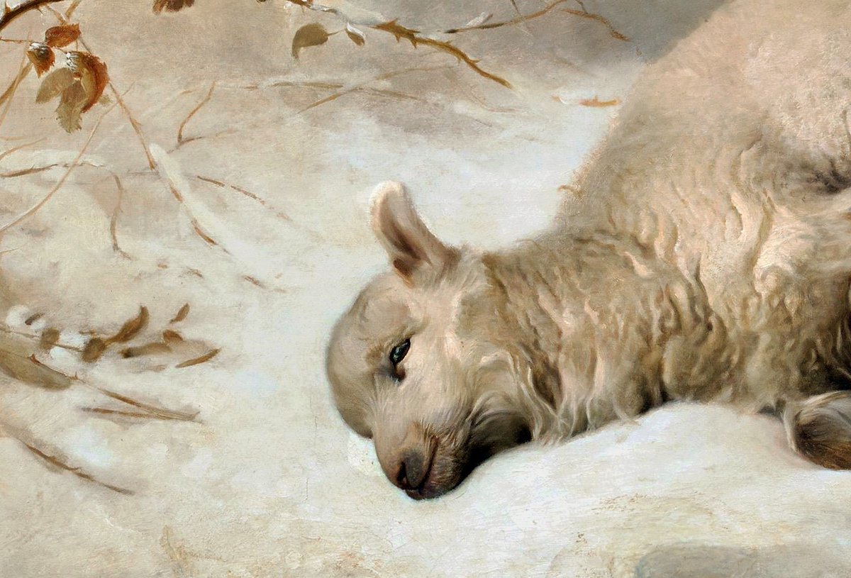 solisolsoli's tweet photo. Strayed from the Flock, 1867, by Briton Riviere https://t.co/q195J1IOJW