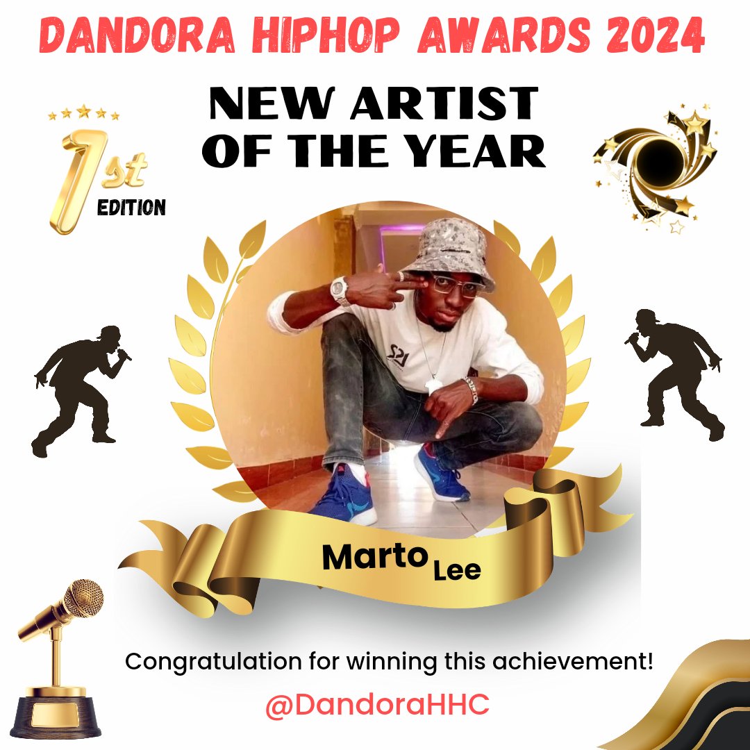 Dandora Hiphop City (@dandorahhc) on Twitter photo Our 2nd winner of the Dandora hiphop Awards New Artist of the year, congratulations Marto Lee for winning this Archivements and thanks to all your fans for making this possible
#dandorahiphopcity
#dandorahiphopawards
#DhcDoing
<a href="/hiphopawardske/">DandoraHiphop Awards</a>
<a href="/JulianiKenya/">I am Rex โ๐พ ๐ฐ๐ช</a> Our 2nd winner of the Dandora hiphop Awards New Artist of the year, congratulations Marto Lee for winning this Archivements and thanks to all your fans for making this possible
#dandorahiphopcity
#dandorahiphopawards
#DhcDoing
<a href="/hiphopawardske/">DandoraHiphop Awards</a>
<a href="/JulianiKenya/">I am Rex โ๐พ ๐ฐ๐ช</a>