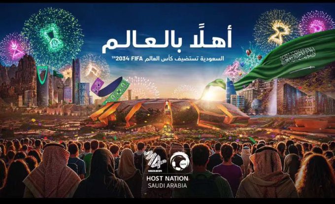 saadi85's tweet photo. #كاس_العالم_2034 

إنجازات تروى، وأمجاد تحكى، وافعال خالدة يسطرها التاريخ ..
حفظك الله سيدي واطال الله في عمرك 🇸🇦💚 https://t.co/VcV8MAM7gv
