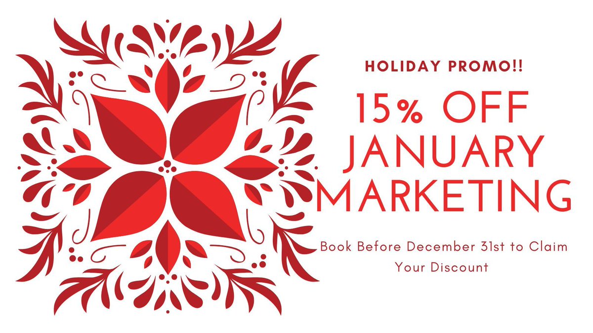 CommsWithCare's tweet photo. 15% of Marketing in January if you book a free consultation by Dec. 31st! Don't miss out! https://t.co/i5ICjj08Wu