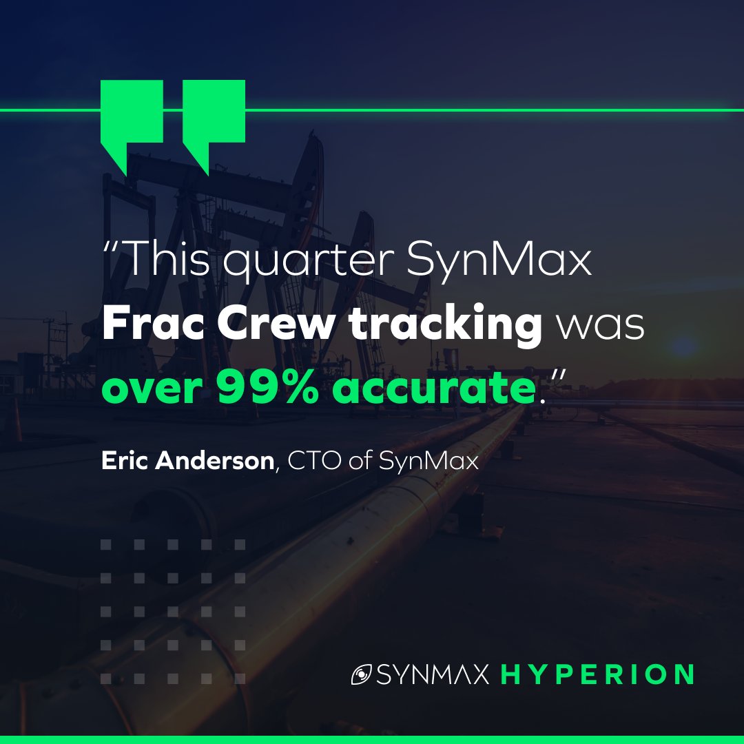 SynMaxEnergy's tweet photo. 🎯Precision in action‼️

Pushing the boundaries of geospatial intelligence!

👉 See it for yourself — Schedule a demo today 
https://t.co/XwJkwwdXYk
 
#Innovation #EnergyTech #FracCrewTracking #SynMax #WhyGuess? #NatGas #Hyperion https://t.co/YNUpgeZIUo