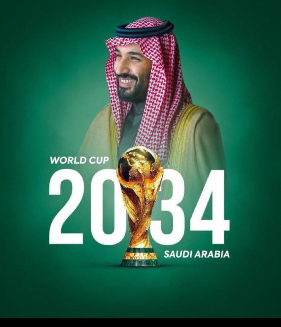 nmuhmad's tweet image. ألف مبروك لوطننا الغالي وقيادتنا الرشيدة  🇸🇦🇸🇦

 #كاس_العالم_2034
