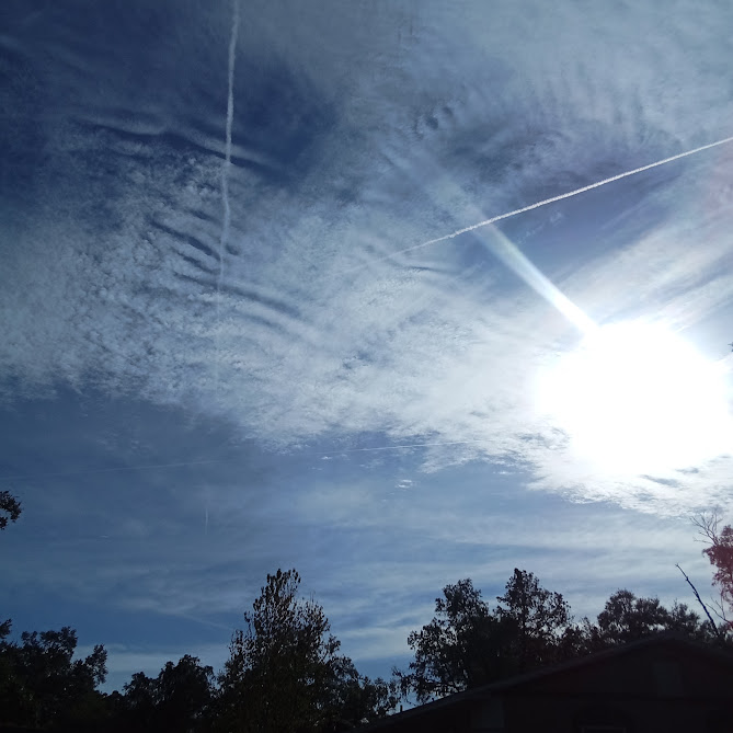 vincent9278's tweet photo. #GeoengineeredSky #Agenda2030 #NGO @GovRonDeSantis @FLSurgeonGen 
The sky should be clear for a few days after this front, but we usually have all the lines that spread out and cause a haze over the Sun. It also is being sprayed at night.
https://t.co/6QJZPf1PWl https://t.co/yW5Bs3WcbZ