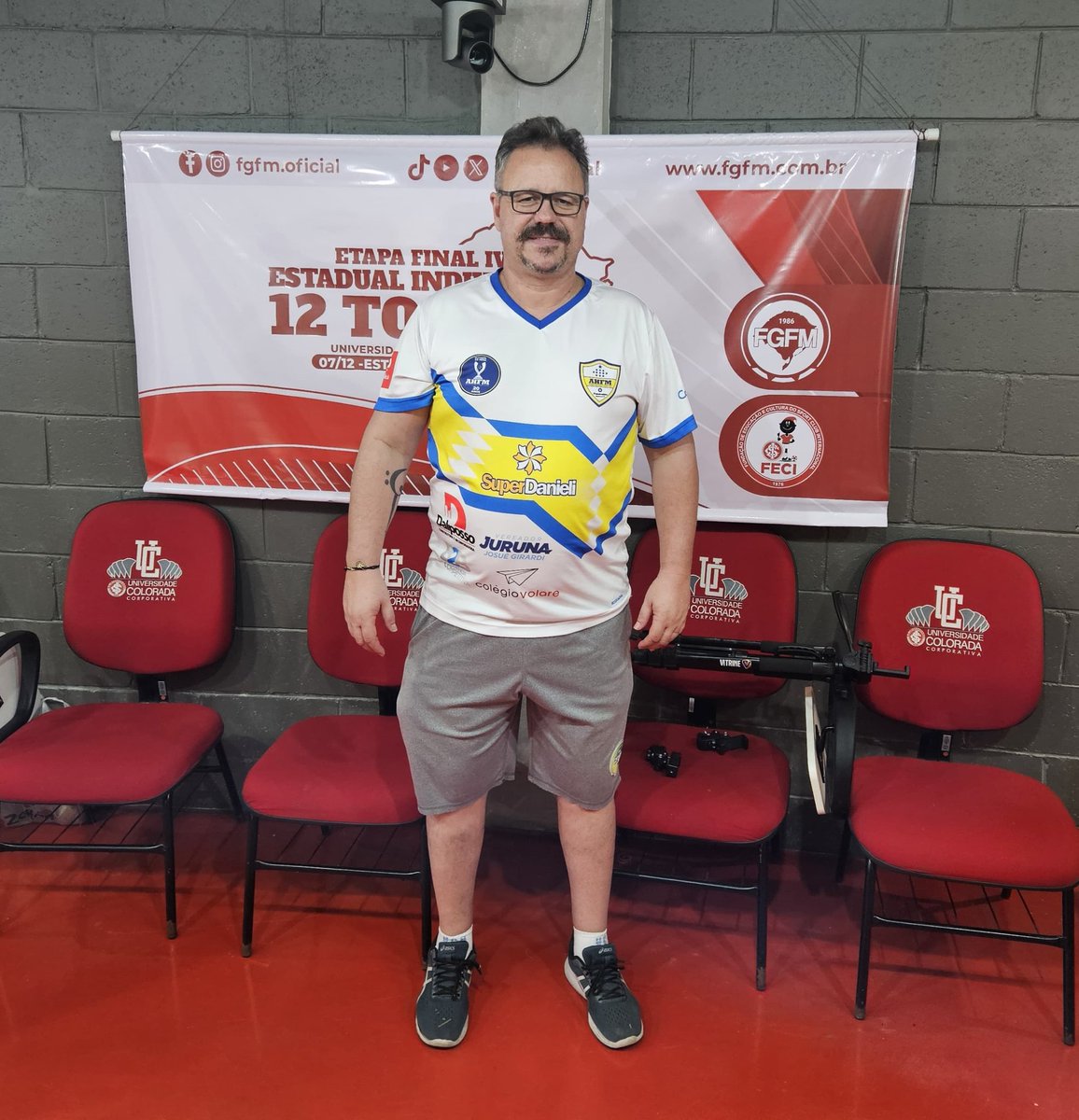 fgfmoficial's tweet photo. Antônio Camargo(AHFM) é o novo Diretor Técnico da Regra 12 Toques no RS! O atleta foi nomeado no último dia 07/12, por ocasião da última Etapa da modalidade. Desejamos sorte e sucesso ao novo DT 12t, agradecendo a exitosa gestão que findou, a cargo do botonista Carlos William. https://t.co/gWlDI4JOav