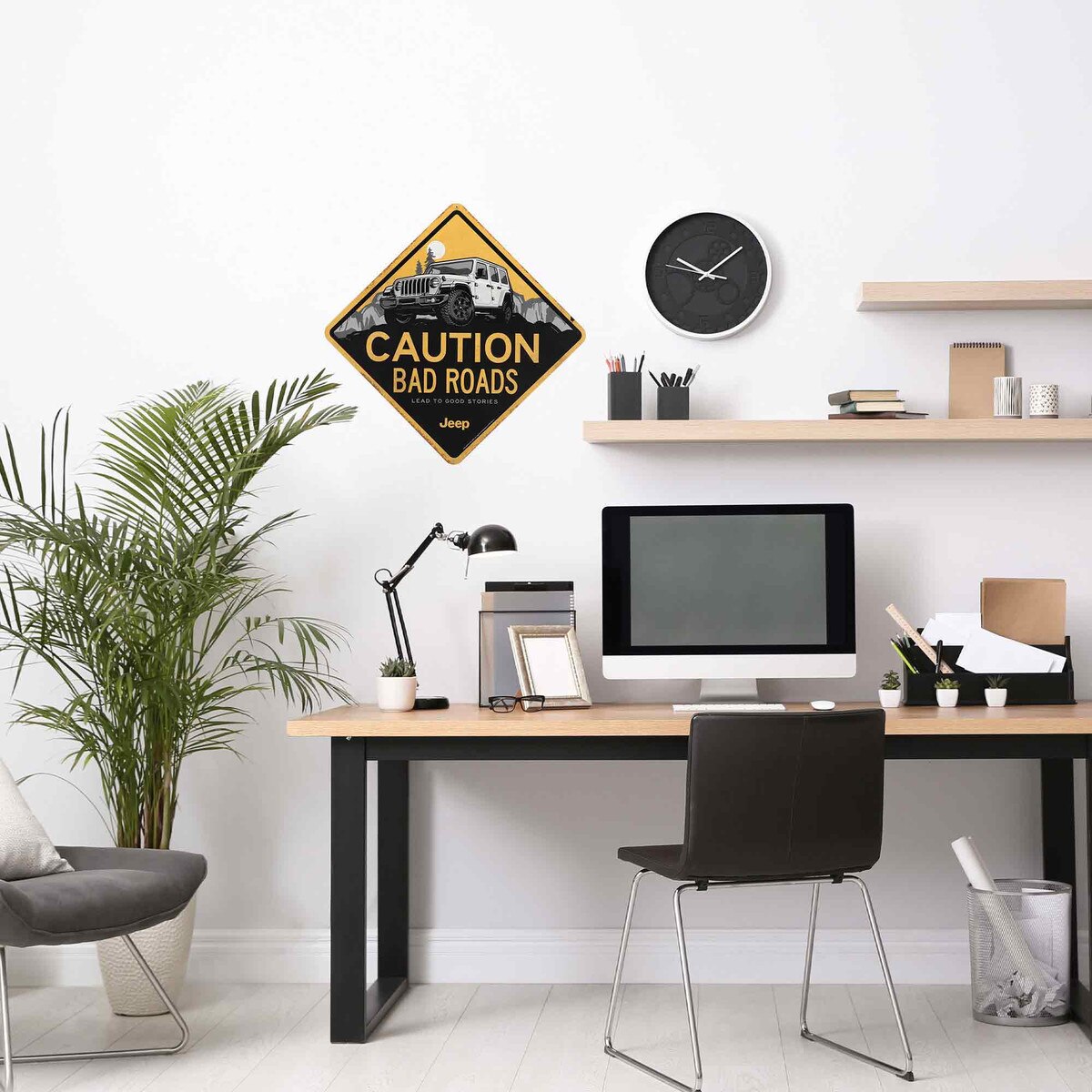 ClassicsPop's tweet image. Bad roads = great stories! 🚙 Our Jeep metal sign is ready for your garage or man cave. 🛠️ Built to last, even if your road’s not! 🟨 #JeepLife #BadRoadsGoodStories #JeepFamily #OffRoadReady l8r.it/lg3E