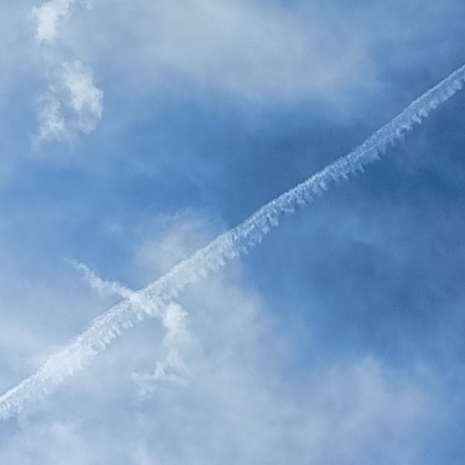 vincent9278's tweet photo. #GeoengineeredSky #Agenda2030 #NGO @GovRonDeSantis @FLSurgeonGen 
The sky should be clear for a few days after this front, but we usually have all the lines that spread out and cause a haze over the Sun. It also is being sprayed at night.
https://t.co/6QJZPf1PWl https://t.co/yW5Bs3WcbZ