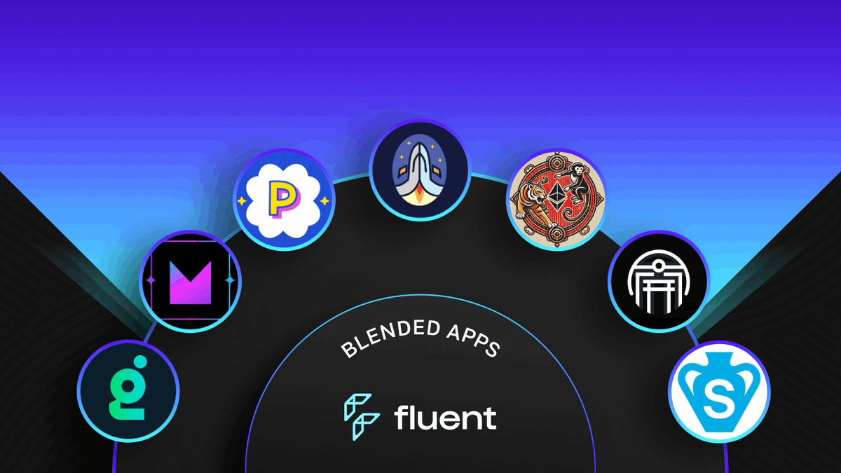 fluentxyz's tweet photo. Some blended applications are being built right now. Here are a few examples:

@OrugginTrail - a fully onchain text adventure written in Solidity that leverages blended execution to enable game modding in both Solidity and Rust.

@GriffyCommunity - a prediction market where users can trade in 150+ categories, from sports to celebrities. Griffy will be written in SVM Rust and support ERC-20 tokens, uniquely enabled by a blended execution environment.

@StreamDefi's Klyra - a cross-chain compatibility layer for market making and clearing. Rather than using separate systems to check balances between EVM and SVM environments, Fluent allows a single system where signed transactions can be accepted across multiple chains, while balances are managed internally at one layer.