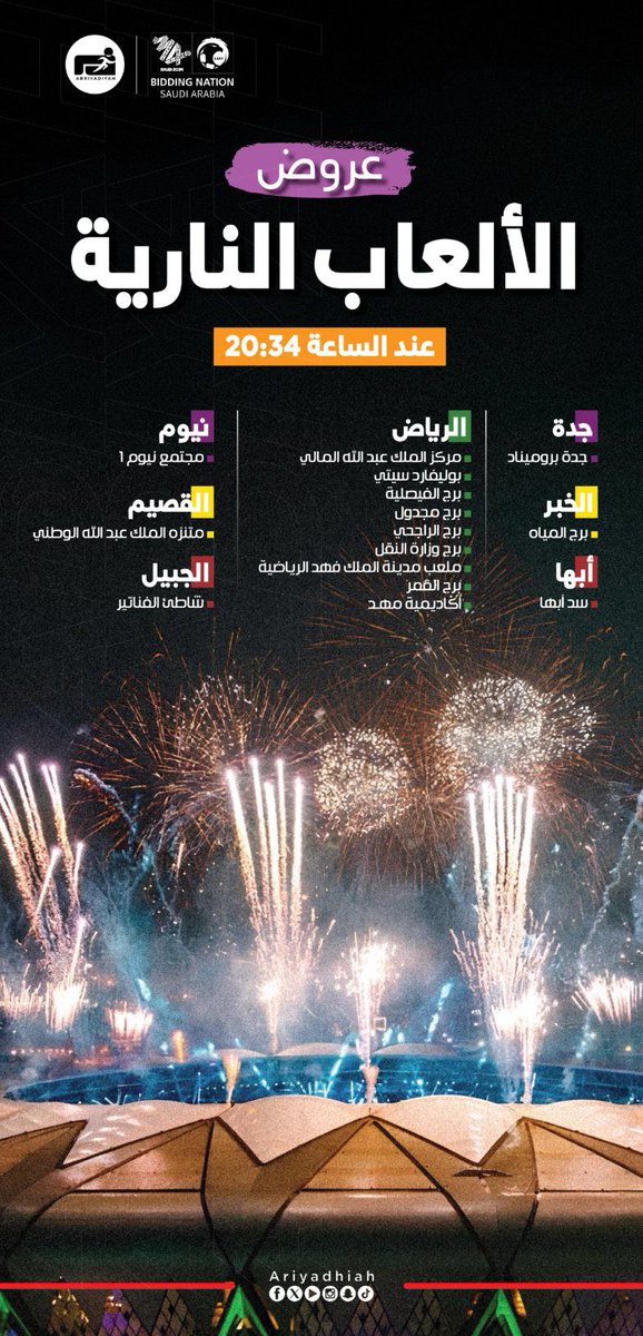HRHMBNSALMAAN's tweet photo. مبروك للشعب السعودي العظيم ..
هذا الإنجاز التاريخي الذي يُضاف إلى مسيرة الوطن المباركة فخرٌ لنا جميعاً، وهو ثمرة طموحنا وعزيمتنا التي لا يحدّها إلا عنان السماء 🇸🇦

#ترشح_السعودية2034 
#معًا_ننمو https://t.co/uexxg0q6Ev
