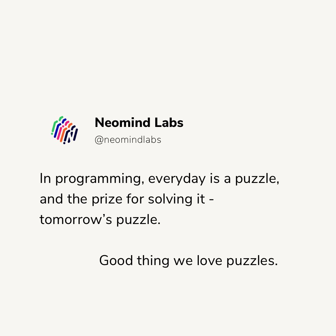 NeomindLabs's tweet image. Have you ever thought about the thoughts of a software engineer? 🤔 From tangled code to exhausting nights spent troubleshooting, it's quite the adventure!
#softwaredevelopement #programming #codes #software #tech #technology #techie