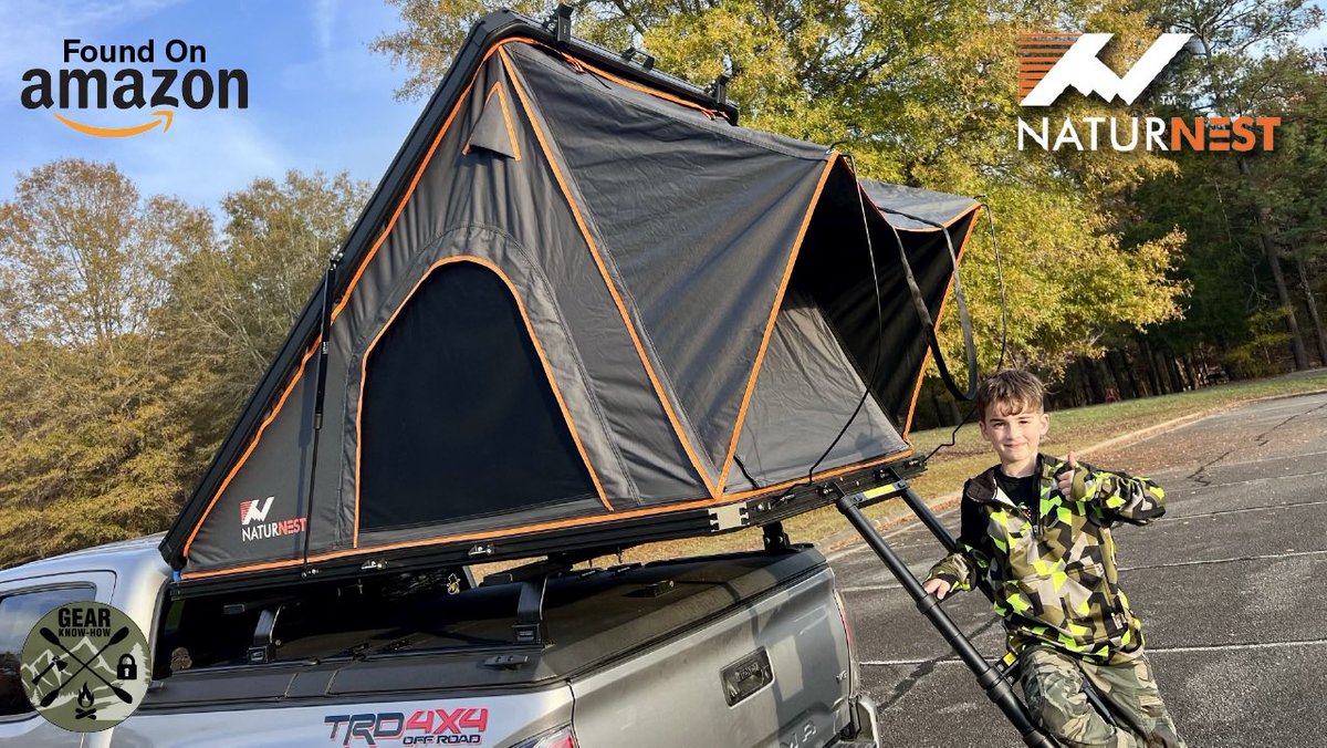 GearKnowHow's tweet image. Testing One of the Cheapest Rooftop Tents on Amazon | Naturnest Rooftop Tent Hard Shell

Check it out here - youtu.be/1UcsOMBiAJE

#amazon #amazonfinds #rooftoptent #naturnest #overland #family #camping #budget #affordable #gearknowhow