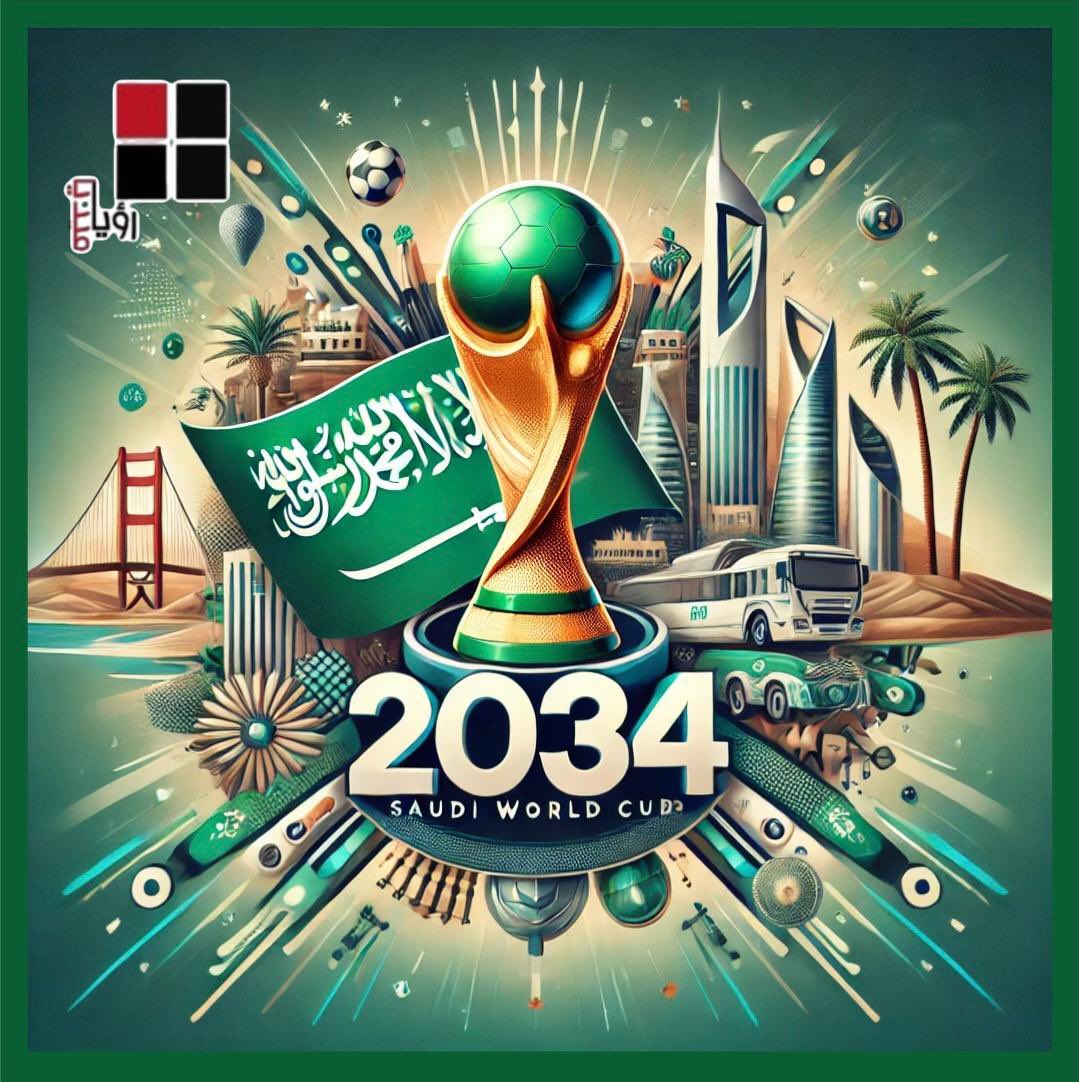 RoyaMedia's tweet photo. بـرؤيـة مُلهمنا وقائدنا ، نحلم ونـحـقـق 🇸🇦💚

 #كاس_العالم_2034
 #اهلاً_بالعالم
@imarat_almadina 

تقديم : @AlanoudSilence 

#رؤيا_ميديا https://t.co/zAooKBAkNs