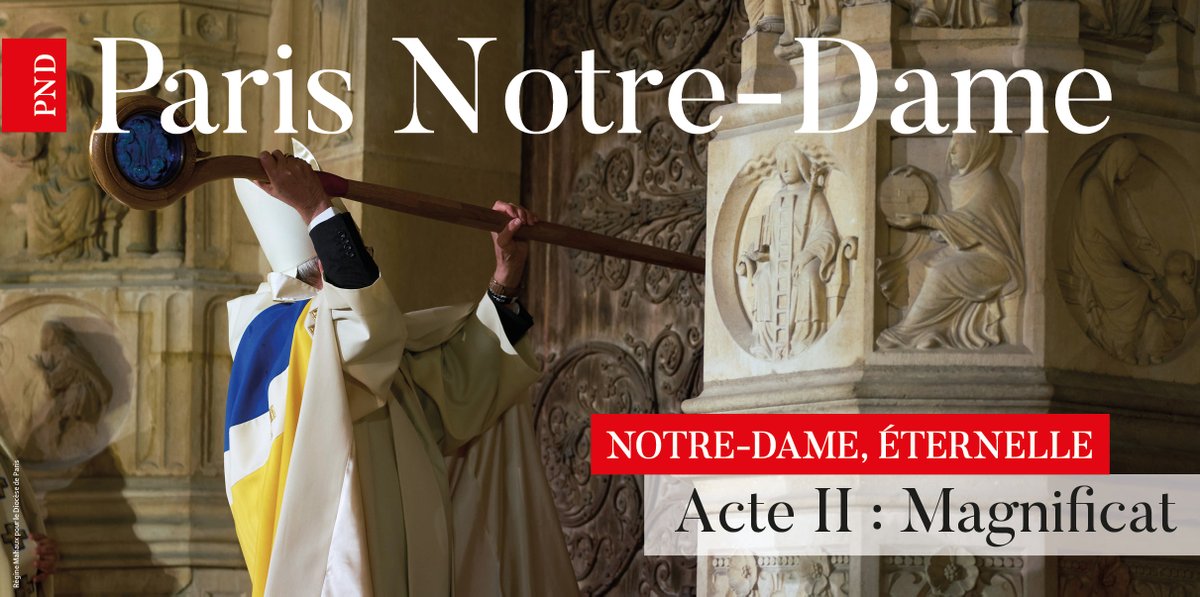 journalPND's tweet photo. [À LA UNE 👀 ]
Cette semaine, sortie de l'Acte II consacré à la réouverture de @notredameparis : Magnificat 💙

Un numéro enrichi et exceptionnel pour célébrer cet événement : https://t.co/H89R05oLHF https://t.co/r3Psw14s39