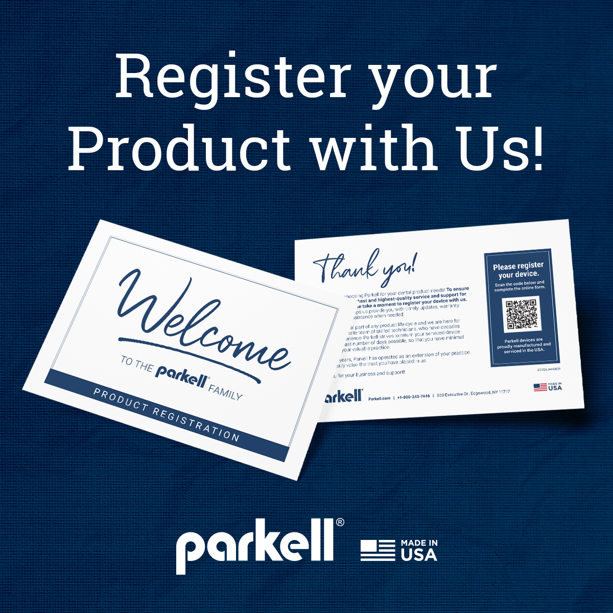 Service is a natural part of any product life cycle. With our onsite team of skilled technicians, Parkell strives to return your serviced device to you in the least number of days possible. For the quickest service, please register your product with us. parkell.com/register-devic…