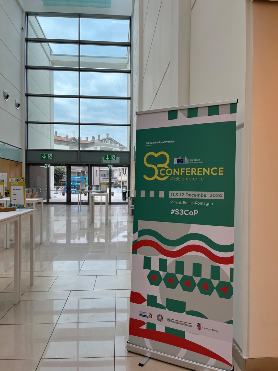 IreneVecchiato's tweet photo. First day of the #S3 conference in Rimini, Italy. A full house with interesting discussions on the role of #SmartSpecialization in industrial transition, including many relevant insights for the EU maritime economy! Tomorrow on the agenda is our S3 Platform meeting, stay tuned 🪼 https://t.co/kpB34aaM4k