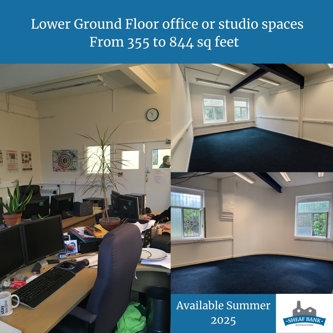 SheafBank's tweet image. Currently we only have limited vacancies with 2 being let before we even advertised!

BUT in summer 2025 we will have more options available for you all!

If you want to find out more join our waiting list!

#sheffieldissuper #workshop #unit #rent #studio #office #smallbusinessuk